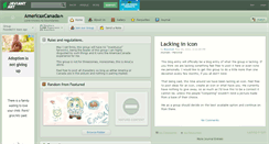 Desktop Screenshot of americaxcanada.deviantart.com