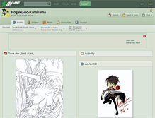 Tablet Screenshot of hogaku-no-kamisama.deviantart.com