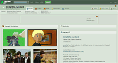 Desktop Screenshot of delightful-number6.deviantart.com