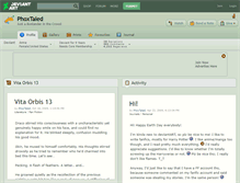 Tablet Screenshot of phoxtaled.deviantart.com