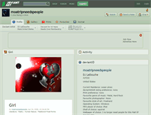 Tablet Screenshot of moatripneedspeople.deviantart.com