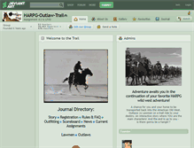 Tablet Screenshot of harpg-outlaw-trail.deviantart.com