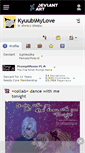 Mobile Screenshot of kyuubimylove.deviantart.com