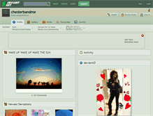 Tablet Screenshot of chesterbandme.deviantart.com