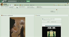 Desktop Screenshot of novac.deviantart.com