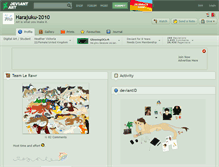 Tablet Screenshot of harajuku-2010.deviantart.com
