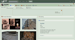 Desktop Screenshot of krysluki.deviantart.com