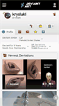 Mobile Screenshot of krysluki.deviantart.com