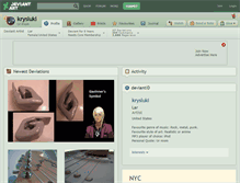 Tablet Screenshot of krysluki.deviantart.com