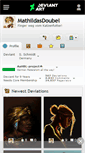 Mobile Screenshot of mathildasdoubel.deviantart.com