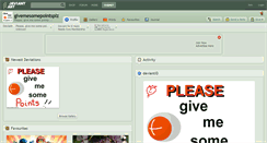 Desktop Screenshot of givemesomepointsplz.deviantart.com