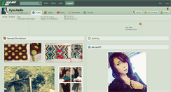 Desktop Screenshot of kyla-nadie.deviantart.com