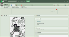 Desktop Screenshot of deavon.deviantart.com