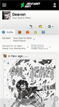 Mobile Screenshot of deavon.deviantart.com