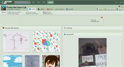 Desktop Screenshot of frosty-the-snow-cat.deviantart.com
