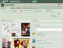 Tablet Screenshot of iluvdevilschild.deviantart.com