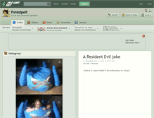 Tablet Screenshot of forestpelt.deviantart.com