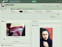 Tablet Screenshot of gruftty-gottlos.deviantart.com