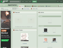 Tablet Screenshot of japanimania.deviantart.com