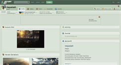 Desktop Screenshot of mayaslash.deviantart.com