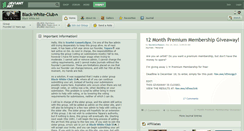 Desktop Screenshot of black-white-club.deviantart.com