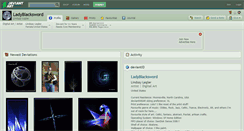 Desktop Screenshot of ladyblacksword.deviantart.com