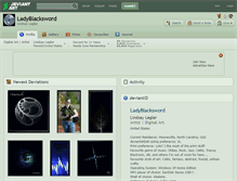 Tablet Screenshot of ladyblacksword.deviantart.com