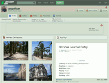 Tablet Screenshot of caupolican.deviantart.com