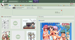 Desktop Screenshot of lvuer.deviantart.com