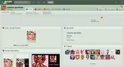 Desktop Screenshot of colorful-sprinkles.deviantart.com