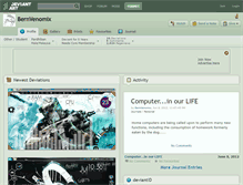 Tablet Screenshot of bernvenomix.deviantart.com