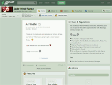 Tablet Screenshot of jade-west-fans.deviantart.com
