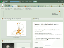 Tablet Screenshot of jouniac.deviantart.com