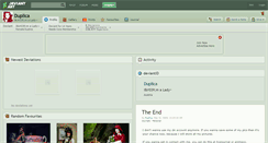 Desktop Screenshot of duplica.deviantart.com