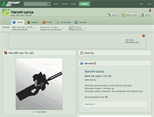 Tablet Screenshot of harumi-zanza.deviantart.com