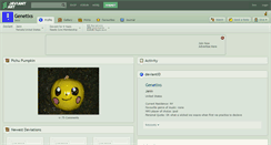Desktop Screenshot of genetixs.deviantart.com