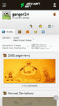 Mobile Screenshot of ganger24.deviantart.com
