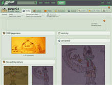 Tablet Screenshot of ganger24.deviantart.com