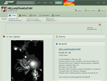 Tablet Screenshot of hellxhathxnoxfury.deviantart.com