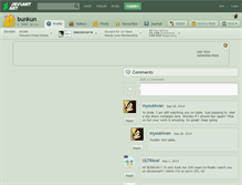 Tablet Screenshot of bunkun.deviantart.com