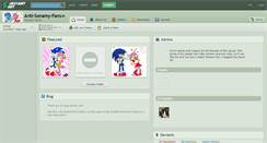 Desktop Screenshot of anti-sonamy-fans.deviantart.com