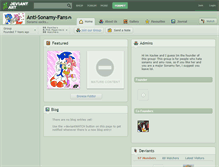 Tablet Screenshot of anti-sonamy-fans.deviantart.com