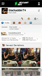 Mobile Screenshot of blackadder74.deviantart.com