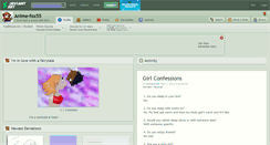 Desktop Screenshot of anime-fox55.deviantart.com