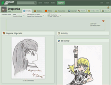 Tablet Screenshot of dragoonka.deviantart.com