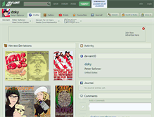 Tablet Screenshot of doky.deviantart.com