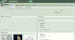 Desktop Screenshot of dusxdan.deviantart.com