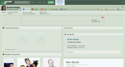 Desktop Screenshot of doctorwhoplz.deviantart.com