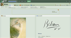 Desktop Screenshot of behana.deviantart.com