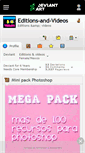 Mobile Screenshot of editions-and-videos.deviantart.com